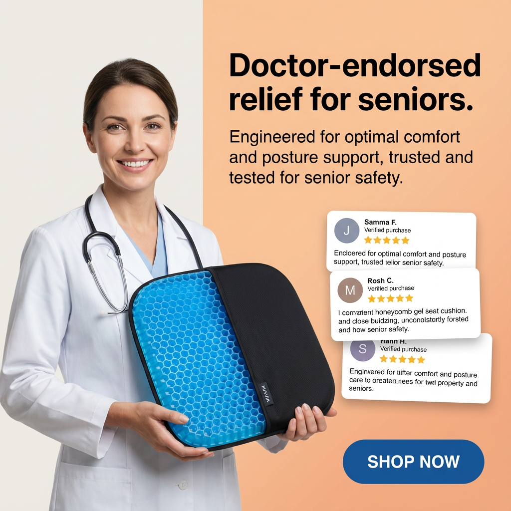 The Gel Cushion: Sit All Day Without Pain, Starting Day One