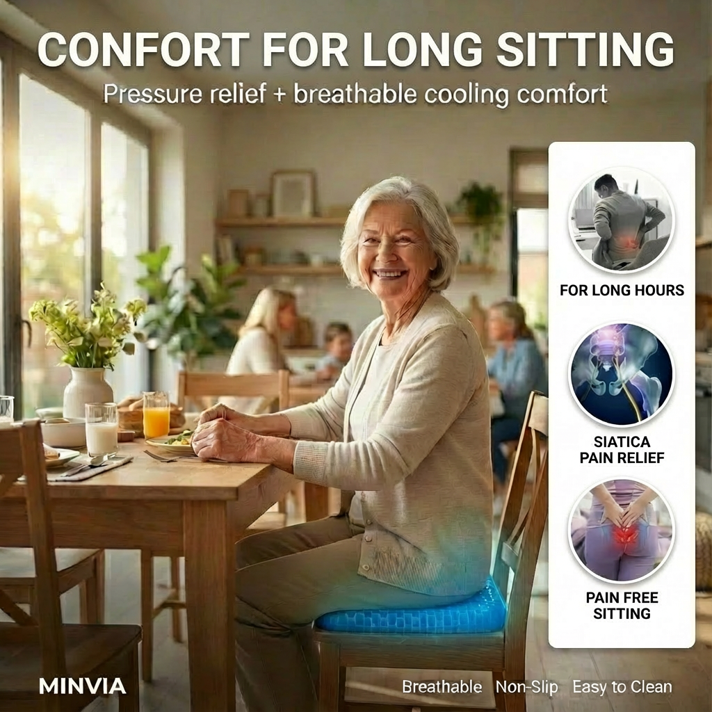 The Gel Cushion: Sit All Day Without Pain, Starting Day One